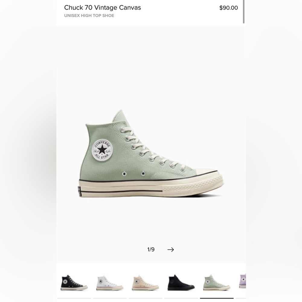 Chuck 70 vintage canvas
